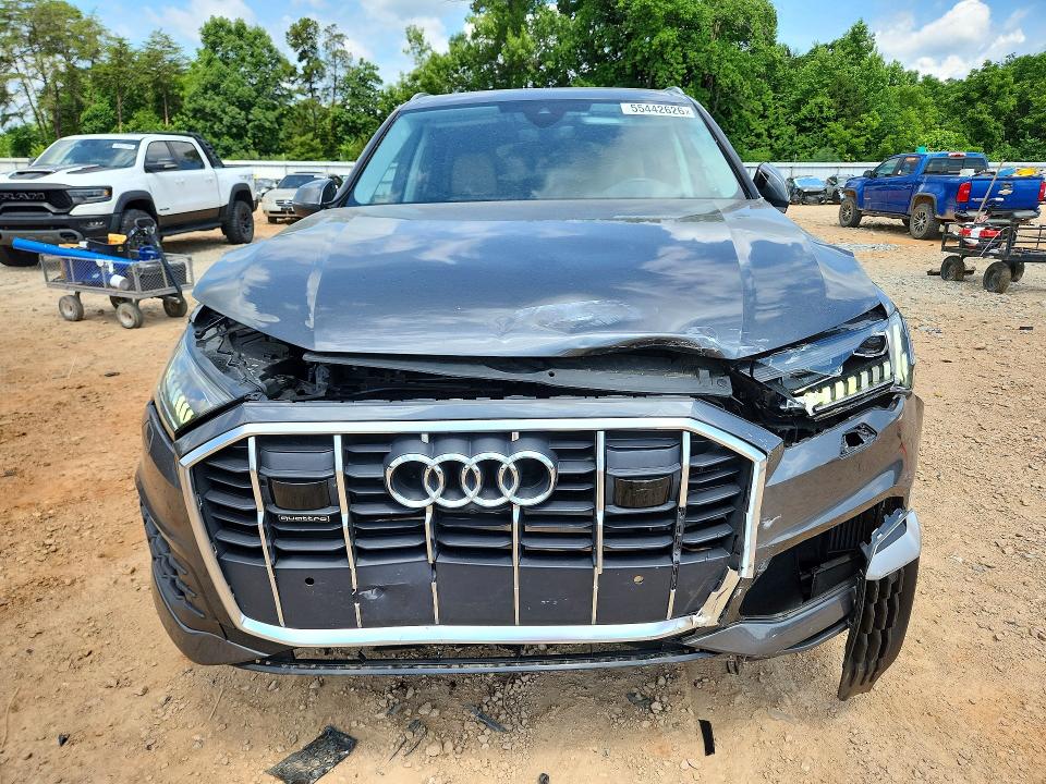 2024 Audi Q7 VIN WA1LXBF75RD000875 COPART salvage auction — FRONT END, Nc - Salvage Certificate Of Title, sold $15,300 on 2026-07-20 (photo 5)