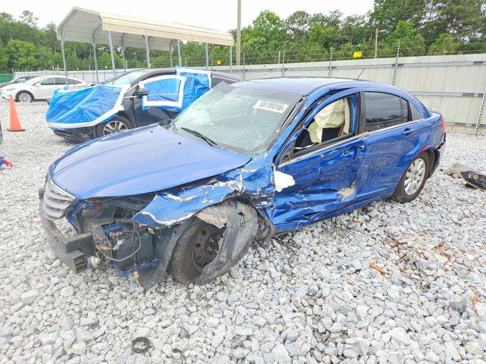 2010 Chrysler Sebring VIN 1C3CC4FB0AN120104 COPART salvage auction — FRONT END, Ga - Cert Of Title-Salvage, sold $250 on 2026-07-16 (photo 1)