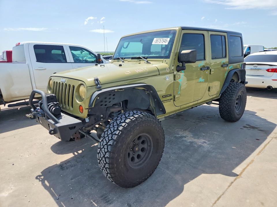 2013 Jeep VIN 1C4BJWDG4DL686497 COPART salvage auction — FRONT END, Tx - Salvage Vehicle Title, sold $6,600 on 2026-07-02 (photo 1)