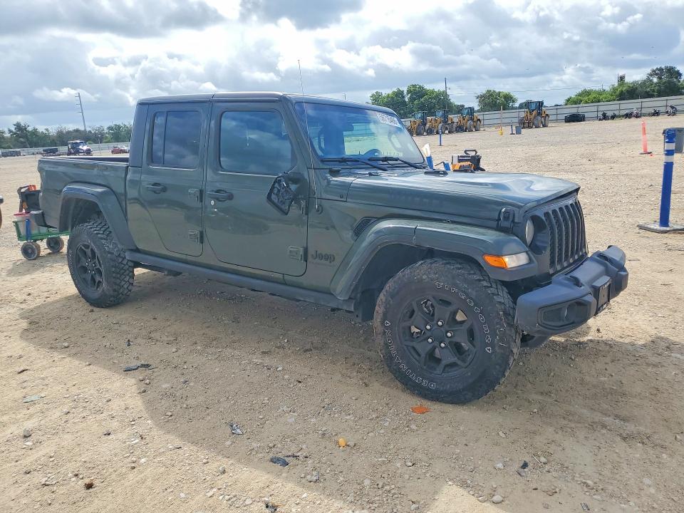 2022 Jeep Gladiator VIN 1C6HJTAG4NL151398 COPART salvage auction — FRONT END, Tx - Salvage Vehicle Title, sold $10,200 on 2026-07-09 (photo 4)