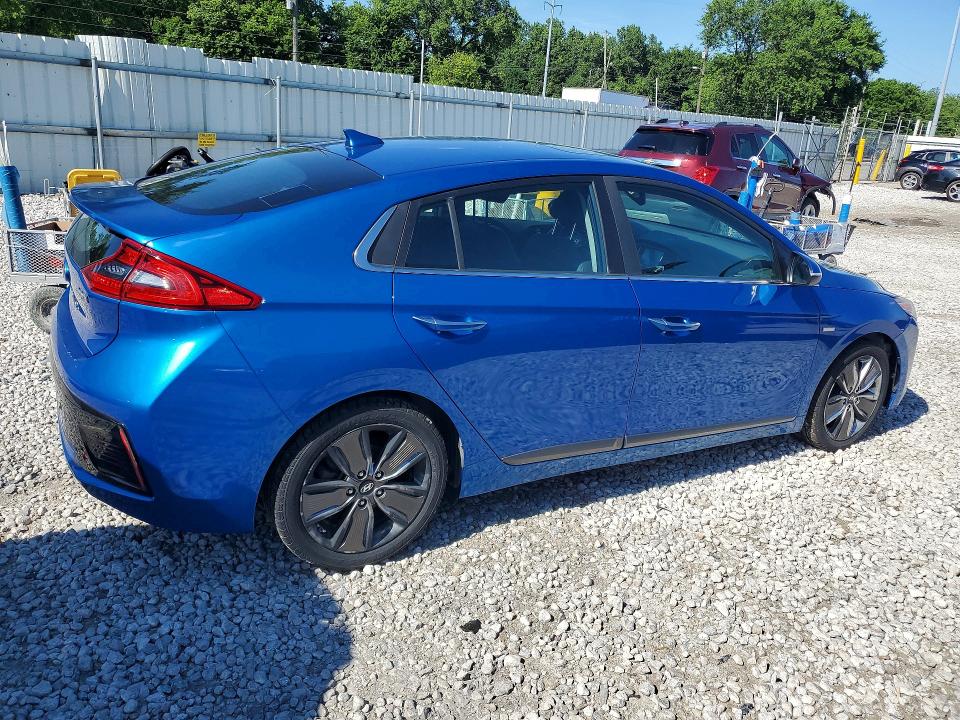 2018 Hyundai Ioniq VIN KMHC85LC1JU063770 COPART salvage auction — REAR END, Wv - Certificate Of Title, sold $3,500 on 2026-07-24 (photo 3)
