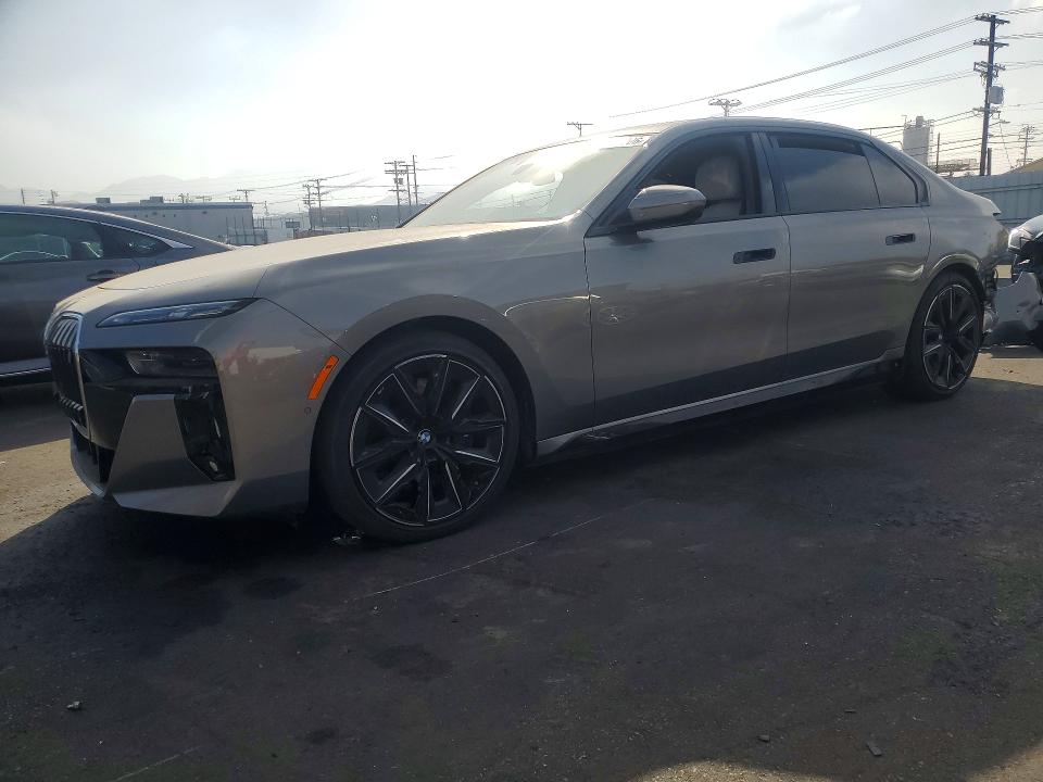 2023 BMW I7 VIN WBY53EJ0XPCN45025 COPART salvage auction — REAR END, Ca - Salvage Certificate, sold $29,250 on 2026-07-27 (photo 1)