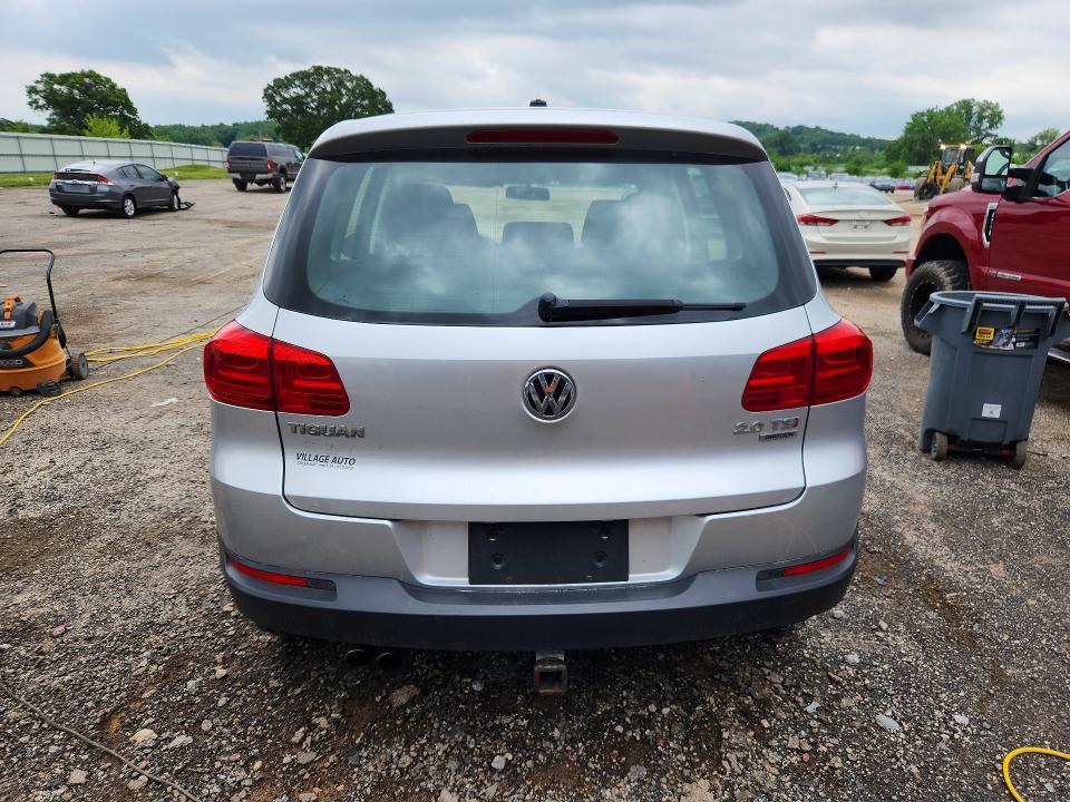 2014 Volkswagen Tiguan VIN WVGBV3AX7EW534572 COPART salvage auction — FRONT END, Wi - Junked Vehicle Bill Of Sale, sold $700 on 2026-07-07 (photo 6)