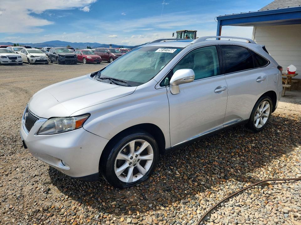 2010 Lexus Rx 350 VIN 2T2BK1BA3AC002181 COPART salvage auction — MINOR DENT/SCRATCHES, IN - CERTIFICATE OF TITLE, sold $2,850 on 2026-07-30 (photo 1)