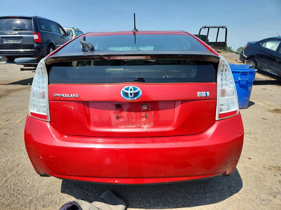 2011 Toyota Prius VIN JTDKN3DU0B1371732 COPART salvage auction — REAR END, Pa - Cert Of Title, sold $2,300 on 2026-07-31 (photo 6)