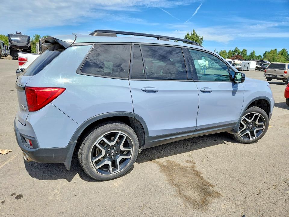2022 Honda Passport VIN 5FNYF8H03NB014519 COPART salvage auction — REAR END, Or - Salvage Title Certificate, sold $150 on 2026-07-27 (photo 3)