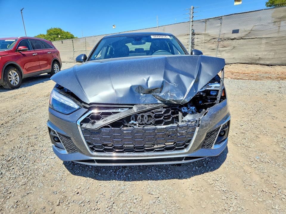 2023 Audi VIN WAUDACF56PA010701 COPART salvage auction — FRONT END, Ca - Salvage Certificate, sold $8,300 on 2026-07-28 (photo 5)