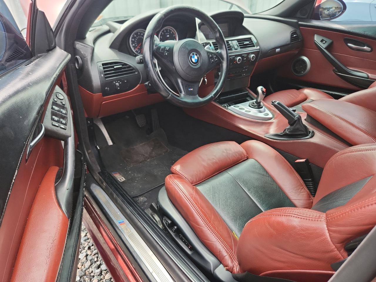 2007 BMW 650 VIN WBAEK13567CN81894 COPART salvage auction — Rear End, FL - CERTIFICATE OF TITLE, sold $3,000 on 2026-07-02 (photo 8)