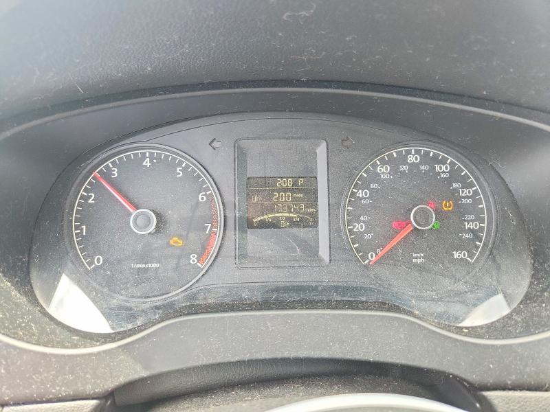2014 Volkswagen Jetta VIN 3VW2K7AJ7EM361536 COPART salvage auction — FRONT END, Tx - Certificate Of Title, sold $725 on 2026-07-02 (photo 9)