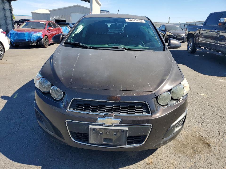 2015 Chevrolet SONIC VIN 1G1JC6SH2F4121639 COPART salvage auction — REAR END, Ca - Salvage Certificate, sold $250 on 2026-07-09 (photo 5)