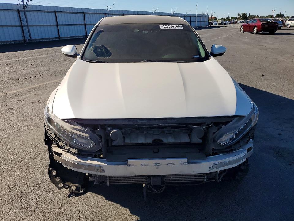 2018 Honda Accord VIN 1HGCV1F15JA241120 COPART salvage auction — FRONT END, Ca - Salvage Certificate, sold $4,950 on 2026-07-09 (photo 5)