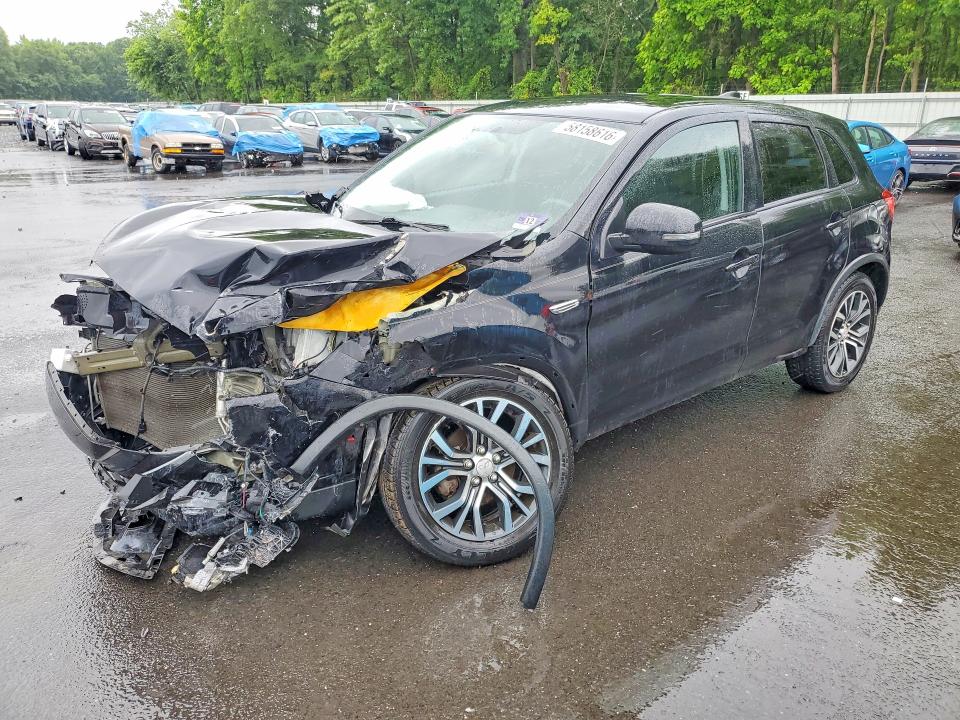 2017 Mitsubishi Outlander VIN JA4AP3AW6HZ060127 COPART salvage auction — FRONT END, Nj - Cert Of Title-Salvage, sold $900 on 2026-07-30 (photo 1)