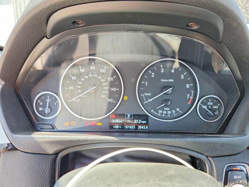 2017 BMW 3 series VIN WBA8E1G3XHNU16417 COPART salvage auction — SIDE, CA - SALVAGE CERTIFICATE, sold $625 on 2026-07-16 (photo 9)