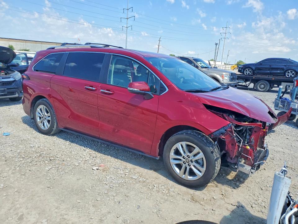 2024 Toyota Sienna VIN 5TDZSKFC2RS122528 COPART salvage auction — FRONT END, Oh - Cert Of Title-Salvage, sold $19,500 on 2026-07-31 (photo 4)