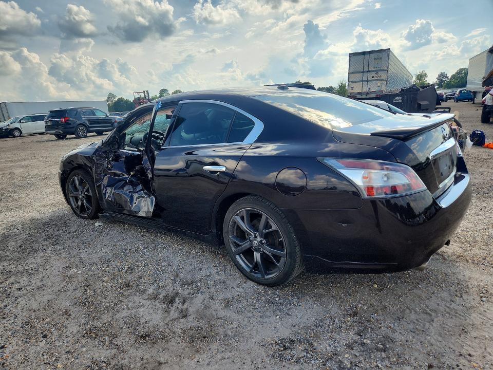 2014 Nissan Maxima VIN 1N4AA5AP9EC907111 COPART salvage auction — SIDE, Al - Cert Of Title-Salvage Title, sold $1,450 on 2026-07-09 (photo 2)