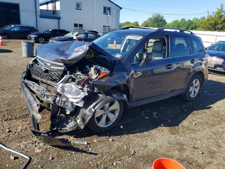 2016 Subaru Forester VIN JF2SJAHC3GH532026 COPART salvage auction — FRONT END, Nj - Cert Of Title-Salvage, sold $650 on 2026-07-27 (photo 1)