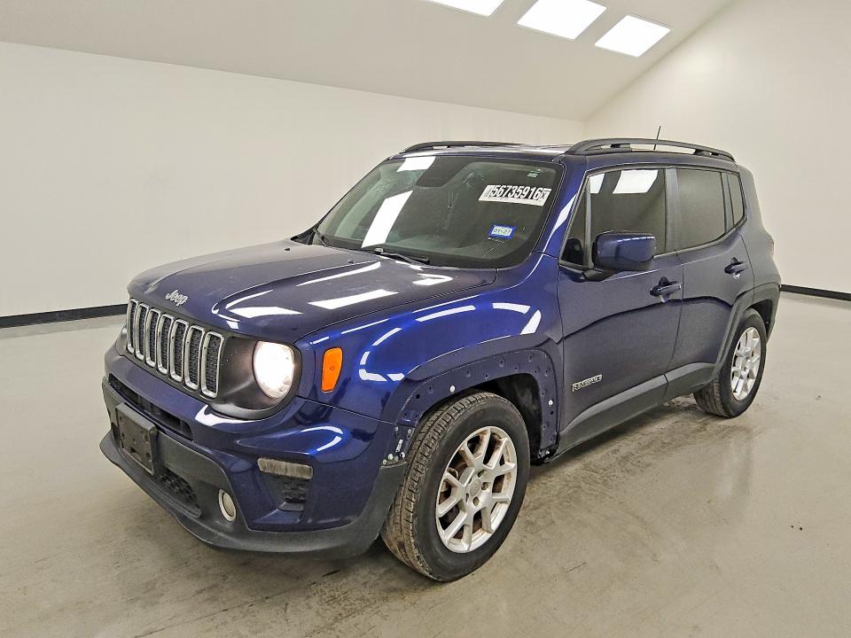 2020 Jeep Renegade VIN ZACNJABB7LPL62300 COPART salvage auction — MECHANICAL, Tx - Certificate Of Title, sold $5,800 on 2026-07-09 (photo 1)