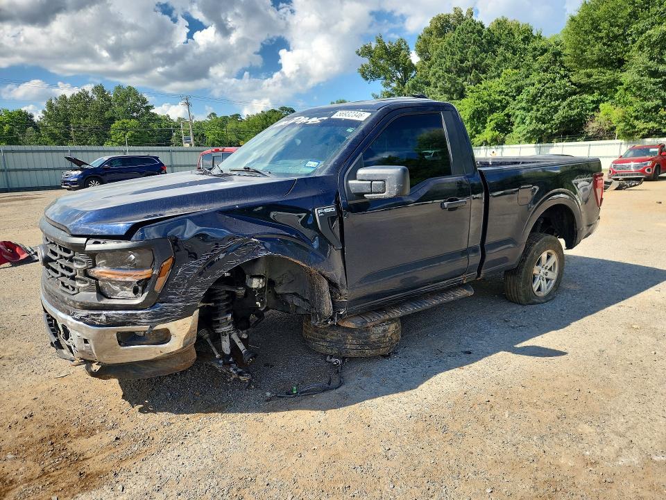 2024 Ford F-150 lightning VIN 1FTMF1L54RKE58347 COPART salvage auction — ALL OVER, Tx - Salvage Vehicle Title, sold $19,100 on 2026-08-20 (photo 1)