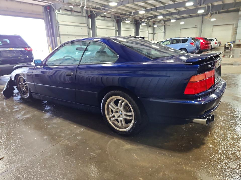 1992 BMW 8er VIN WBAEG1317NCB42654 COPART salvage auction — BURN, Mn - Cert Of Title-Salvage, sold $6,900 on 2026-07-21 (photo 2)