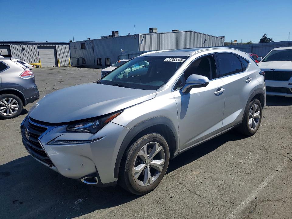 2017 Lexus Nx VIN JTJYARBZXH2051115 COPART salvage auction — REAR END, Ca - Salvage Certificate, sold $4,850 on 2026-07-06 (photo 1)