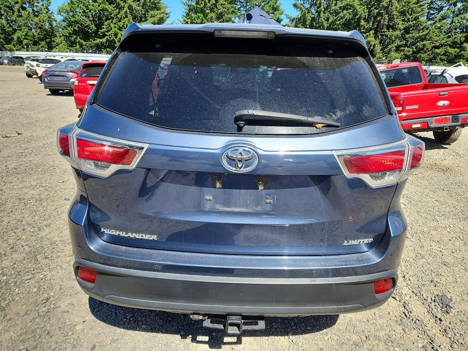 2016 Toyota Highlander VIN 5TDYKRFH8GS180771 COPART salvage auction — SIDE, Wa - Bill Of Sale, sold $7,400 on 2026-07-07 (photo 6)