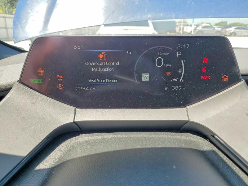 2025 Toyota Prius VIN JTDACAAU6S3052611 COPART salvage auction — FRONT END, Ar - Cert Of Title-Salvage (P), sold $9,100 on 2026-07-15 (photo 9)