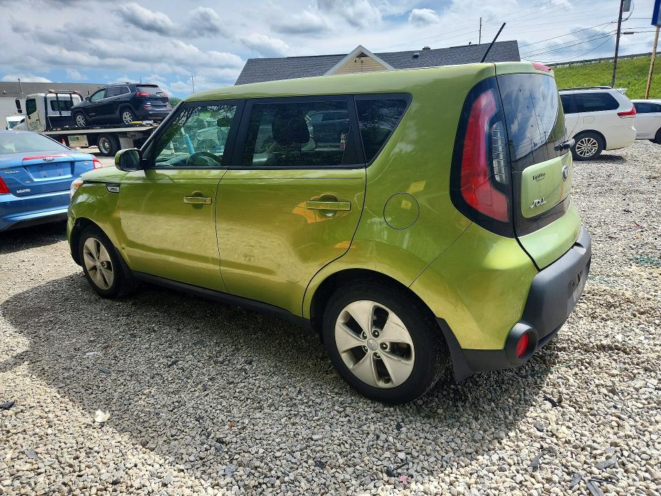 2016 Kia Soul VIN KNDJN2A2XG7854061 COPART salvage auction — FRONT END, Oh - Certificate Of Title, sold $550 on 2026-07-15 (photo 2)