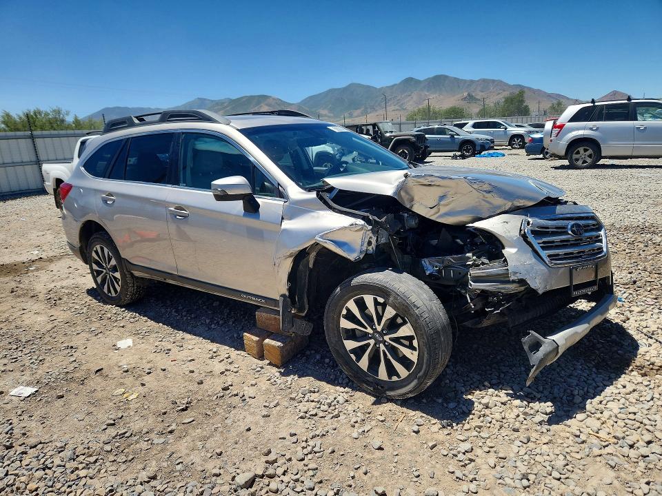 2017 Subaru Outback VIN 4S4BSENC7H3401392 COPART salvage auction — FRONT END, Ut - Salvage Certificate, sold $825 on 2026-07-24 (photo 4)