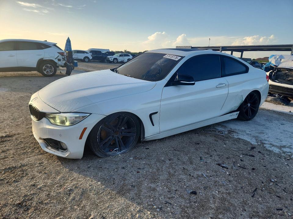 2014 BMW 4er VIN WBA3N7C59EF719666 COPART salvage auction — SIDE, Fl - Certificate Of Title, sold $1,000 on 2026-07-02 (photo 1)