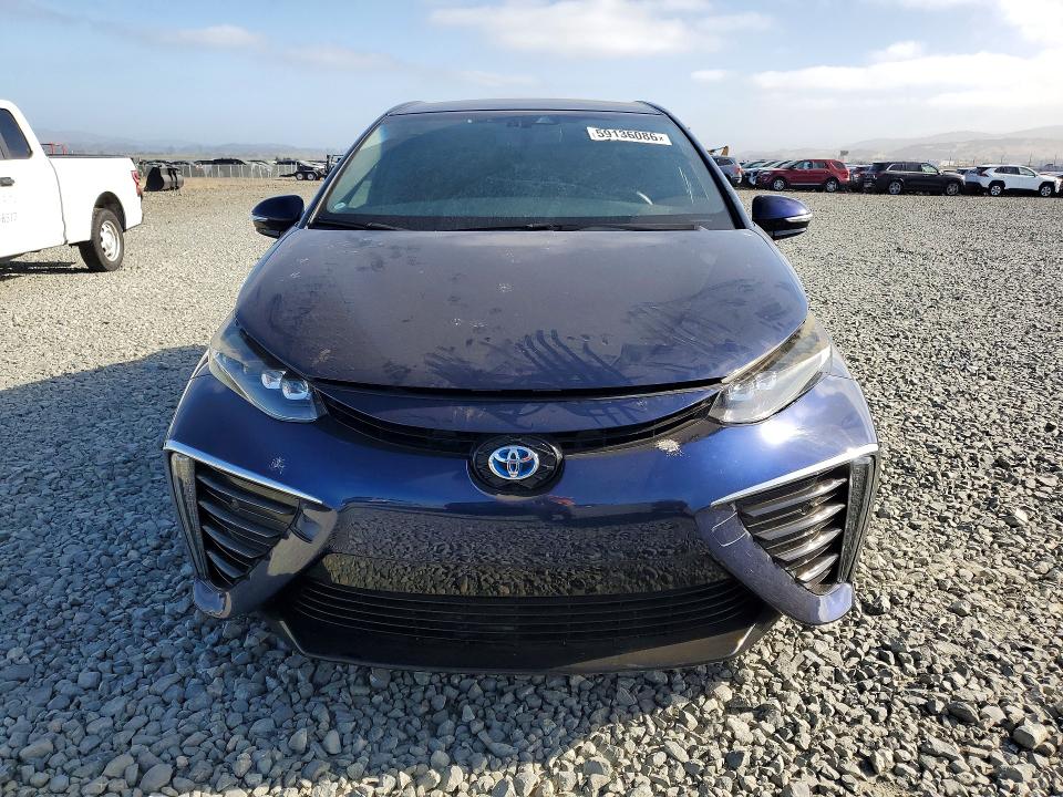 2016 Toyota Mirai VIN JTDBVRBD9GA000565 COPART salvage auction — FRONT END, Ca - Dis/Dlr/Exp Lien Papers-Salv, sold $525 on 2026-07-20 (photo 5)