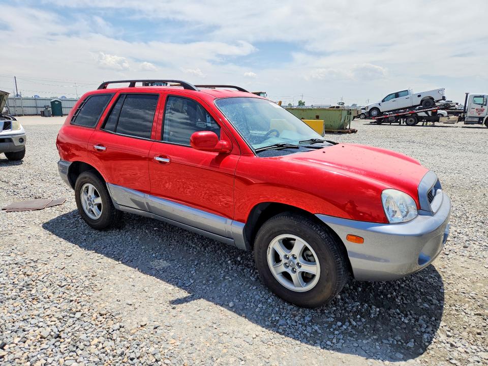 2003 Hyundai Santa fe VIN KM8SC13E33U472666 COPART salvage auction — FRONT END, Co - Salvage Title, sold $400 on 2026-07-09 (photo 4)