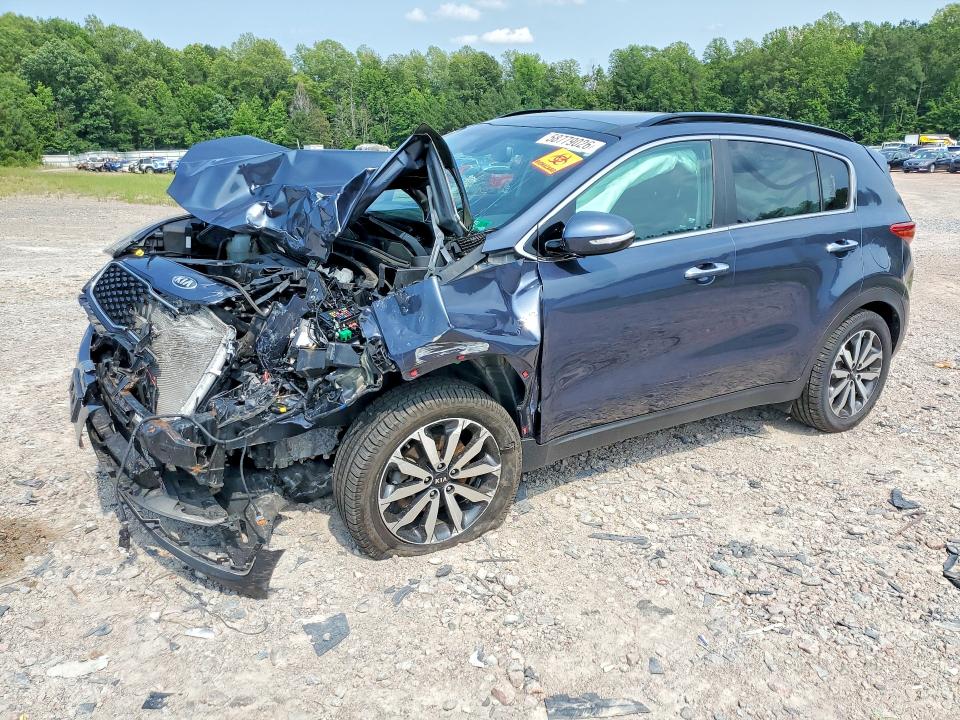 2018 Kia Sportage VIN KNDPNCAC5J7309935 COPART salvage auction — ALL OVER, VA - CERT OF TITLE - SALVAGE, sold $525 on 2026-07-20 (photo 1)