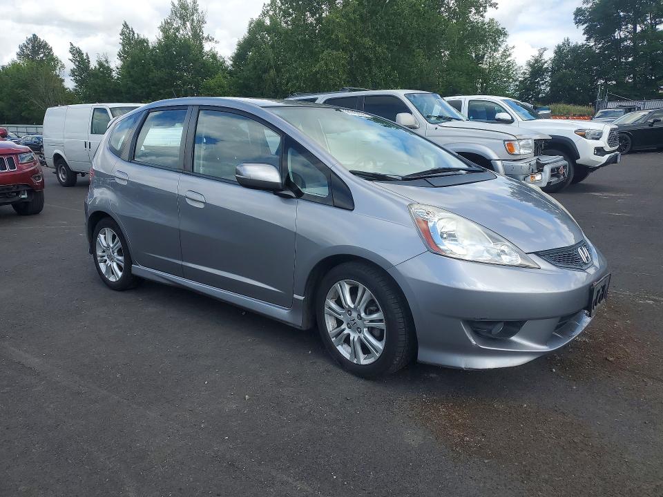 2009 Honda Fit VIN JHMGE88489S027078 COPART salvage auction — SIDE, Or - Salvage Title Certificate, sold $1,150 on 2026-07-22 (photo 4)