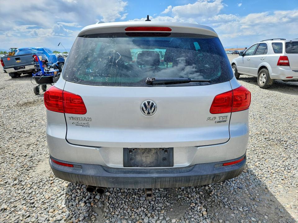 2013 Volkswagen Tiguan VIN WVGBV7AX9DW551072 COPART salvage auction — FRONT END, Co - Public - Salvage Title, sold $600 on 2026-07-28 (photo 6)