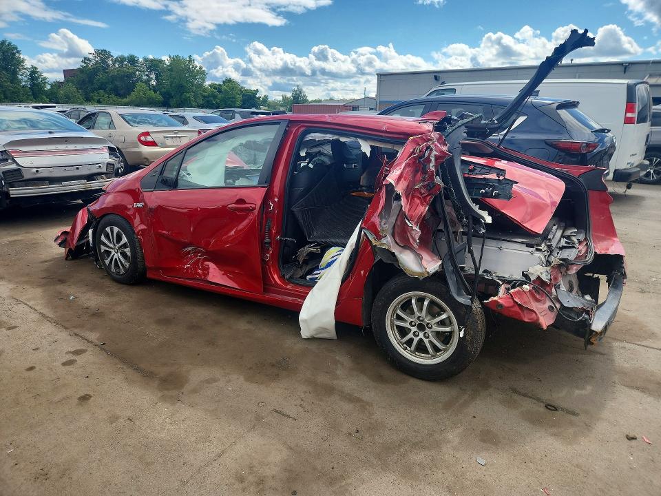 2022 Toyota Prius prime VIN JTDKAMFP2N3213958 COPART salvage auction — ALL OVER, Ct - Cert Of Title-Salvage, sold $825 on 2026-07-31 (photo 2)
