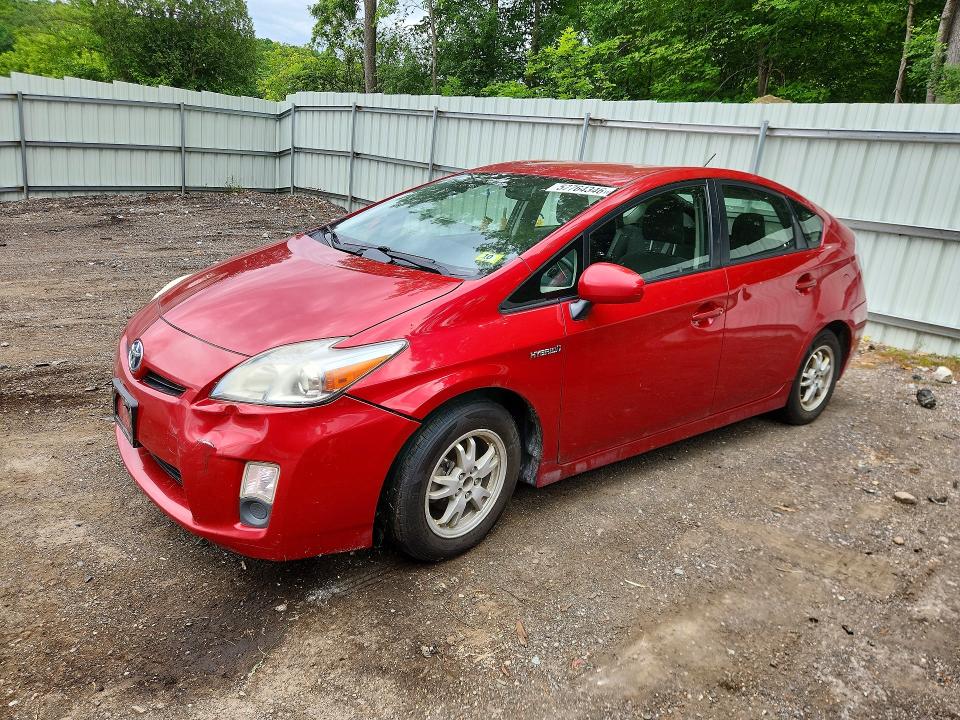 2011 Toyota Prius VIN JTDKN3DU9B0310045 COPART salvage auction — FRONT END, Vt - Certificate Of Title, sold $825 on 2026-07-20 (photo 1)