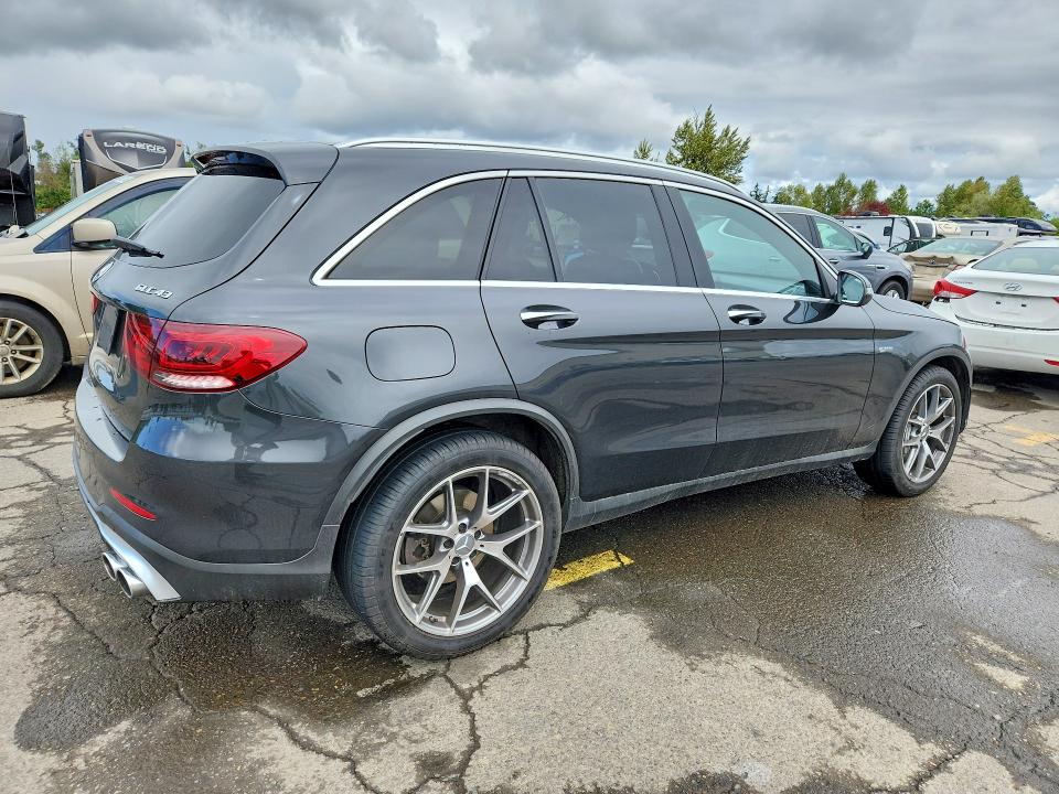 2020 Mercedes-benz Glc VIN WDC0G6EB1LF731265 COPART salvage auction — FRONT END, Or - Salvage Title Certificate, sold $15,000 on 2026-07-13 (photo 3)