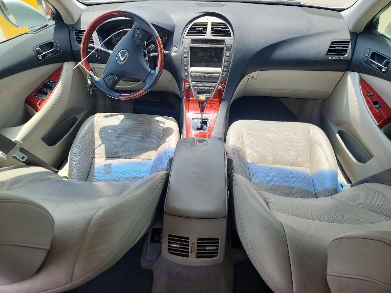 2009 Lexus ES VIN JTHBJ46G592325857 COPART salvage auction — REAR END, Tx - Salvage Vehicle Title, sold $175 on 2026-07-21 (photo 8)