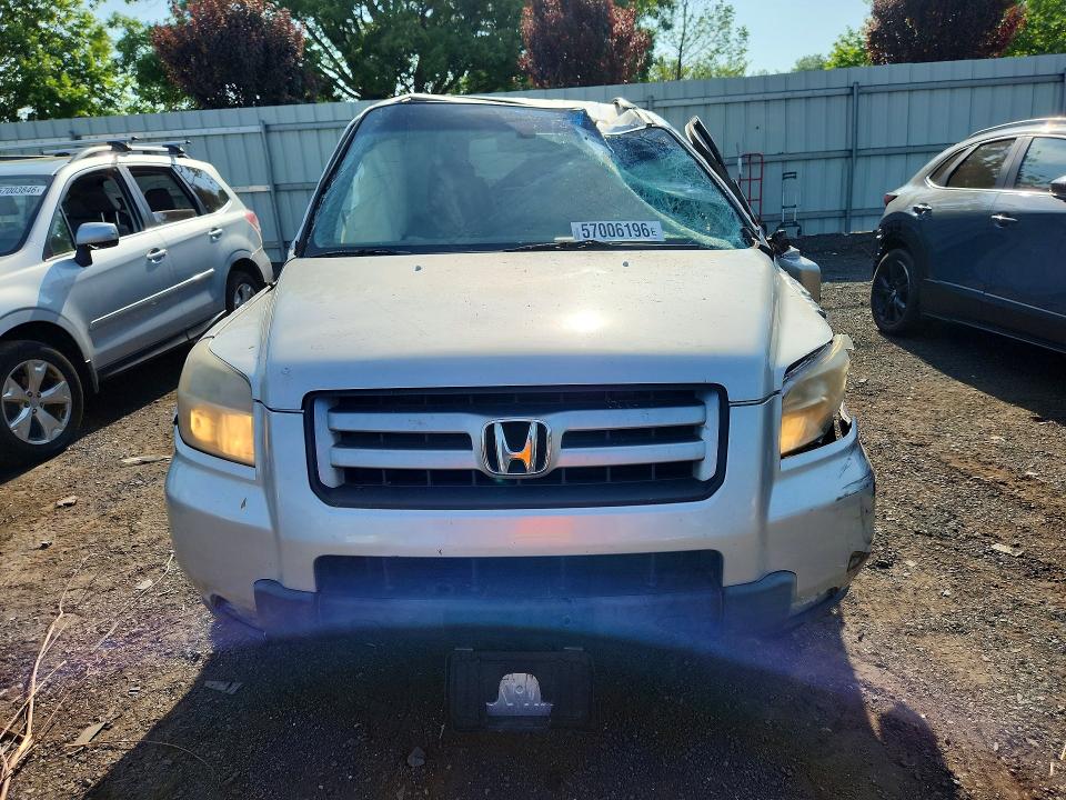 2008 Honda Pilot VIN 5FNYF18568B055525 COPART salvage auction — FRONT END, CT - CERT OF TITLE-SALVAGE, sold $475 on 2026-07-02 (photo 5)