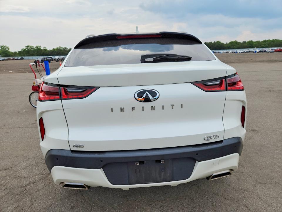 2023 Infiniti Qx55 VIN 3PCAJ5KR9PF106260 COPART salvage auction — FRONT END, NY - MV-907A SALVAGE CERTIFICATE, sold $8,400 on 2026-07-20 (photo 6)