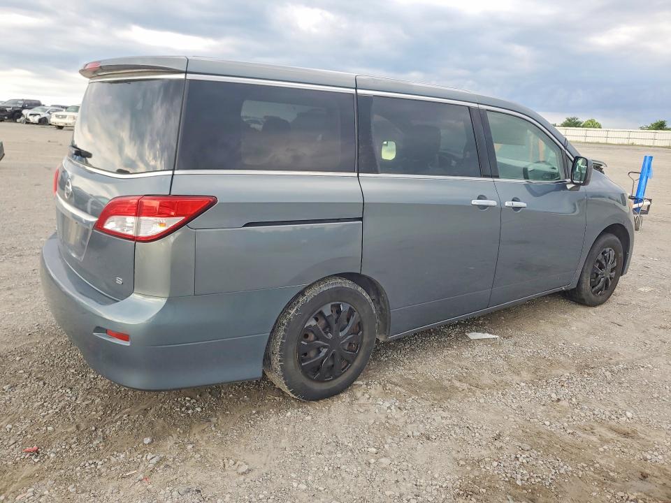 2011 Nissan Quest VIN JN8AE2KP9B9000108 COPART salvage auction — MECHANICAL, In - Certificate Of Title, sold $525 on 2026-07-03 (photo 3)