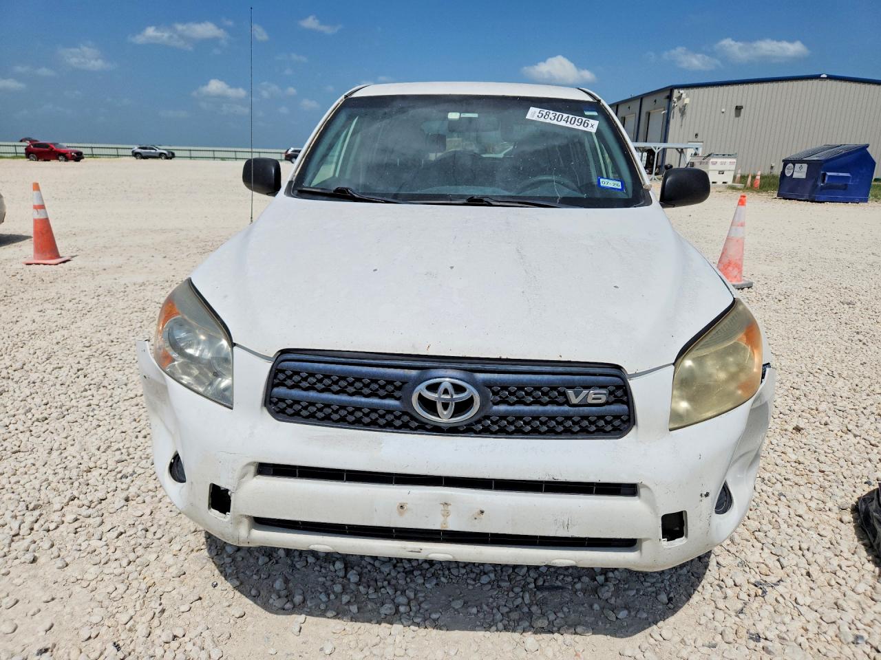 2008 Toyota RAV4 VIN JTMBK33V985043746 COPART salvage auction — Front End, TX - CERTIFICATE OF TITLE, sold $700 on 2026-07-02 (photo 5)