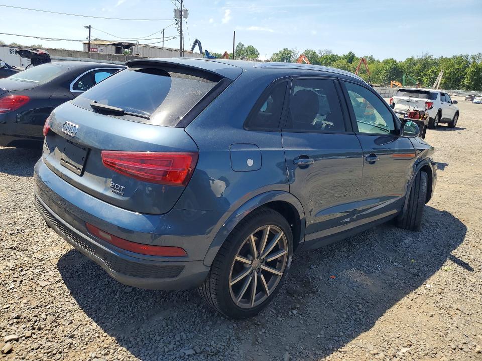 2018 Audi Q3 VIN WA1ECCFS9JR021752 COPART salvage auction — FRONT END, Nj - Cert Of Title-Salvage, sold $1,850 on 2026-07-10 (photo 3)