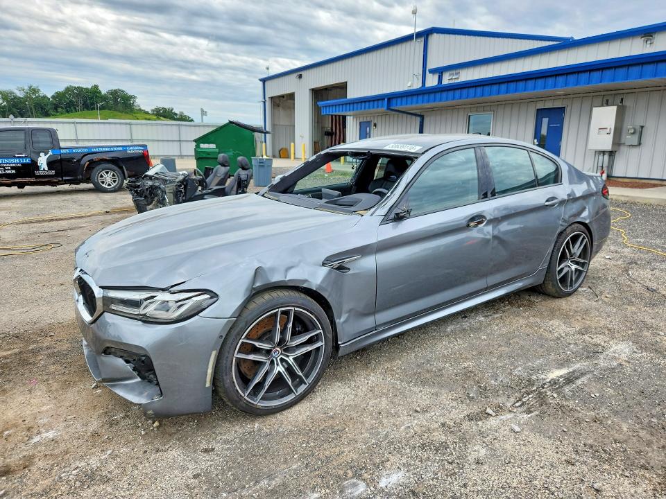2023 BMW M5 VIN WBS83CH0XPCM97267 COPART salvage auction — ALL OVER, Wi - Certificate Of Title, sold $15,400 on 2026-07-14 (photo 1)