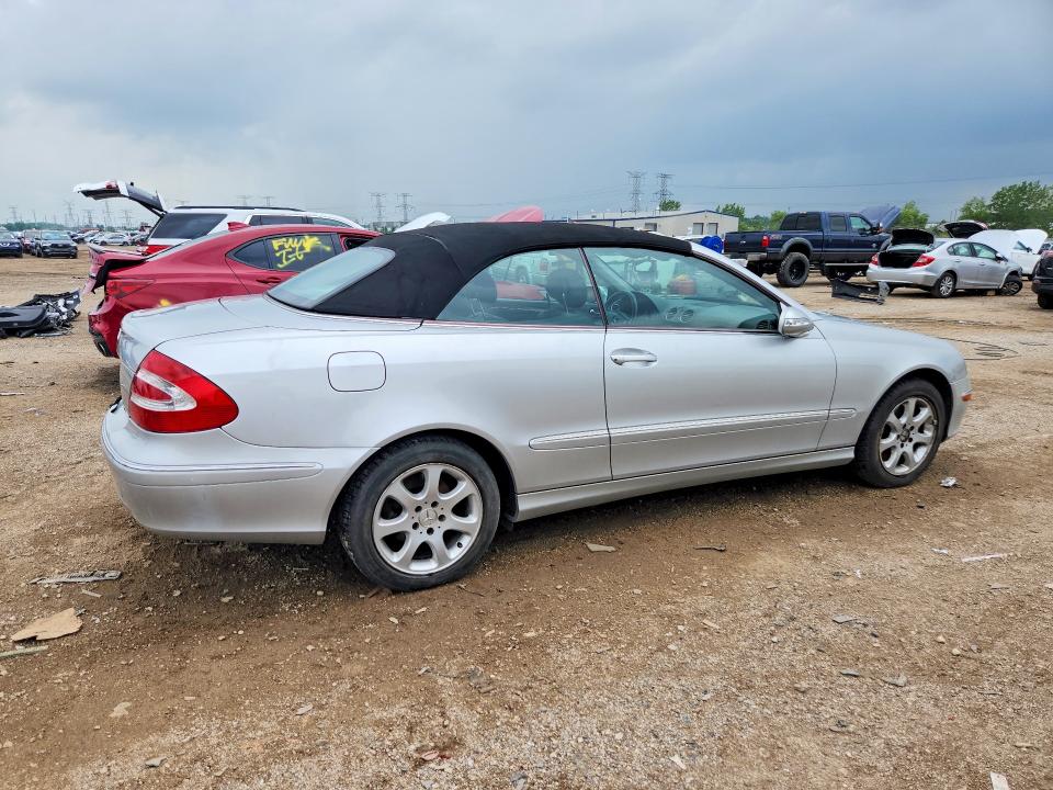 2004 Mercedes-benz Clk-class VIN WDBTK65G84T016353 COPART salvage auction — REAR END, Il - Salvage Certificate, sold $550 on 2026-07-30 (photo 3)