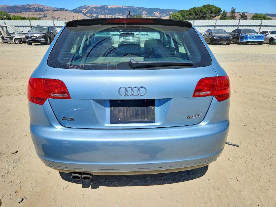 2007 Audi A3 VIN WAUHF78P97A167339 COPART salvage auction — SIDE, Ca - Salvage Certificate, sold $575 on 2026-07-07 (photo 6)
