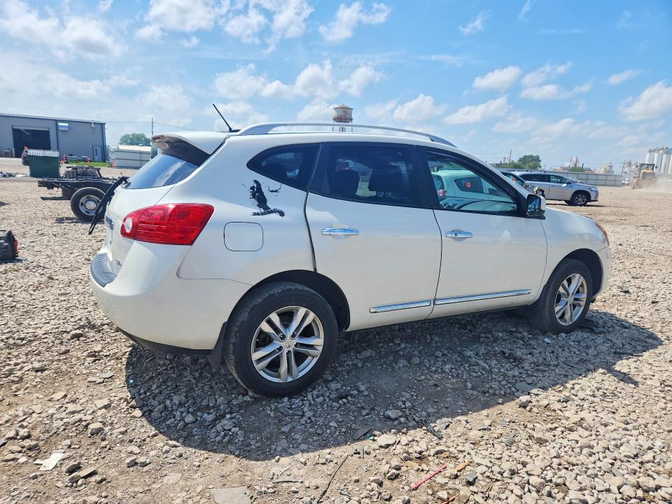 2013 Nissan Rogue VIN JN8AS5MV4DW133336 COPART salvage auction — FRONT END, IL - SALVAGE CERTIFICATE, sold $500 on 2026-07-31 (photo 3)