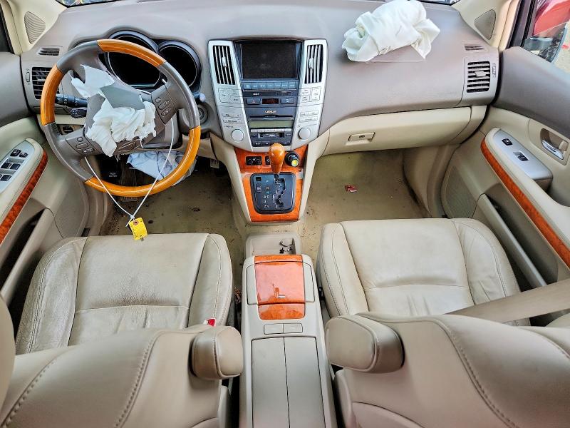 2009 Lexus Rx 350 VIN JTJHK31U492061902 COPART salvage auction — FRONT END, IL - SALVAGE CERTIFICATE, sold $975 on 2026-07-14 (photo 8)