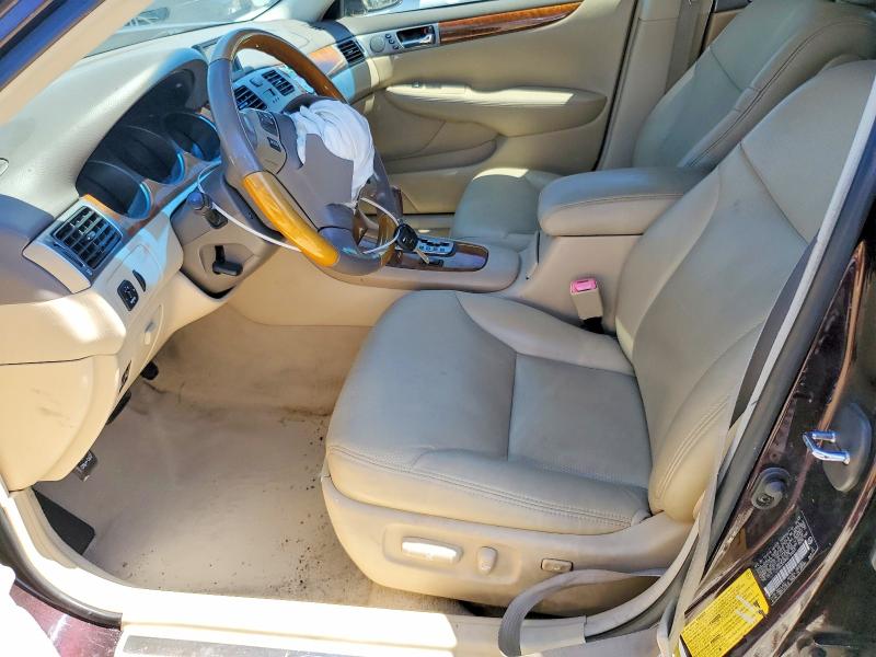 2005 Lexus ES VIN JTHBA30G855134669 COPART salvage auction — FRONT END, Ca - Salvage Certificate, sold $500 on 2026-07-09 (photo 7)