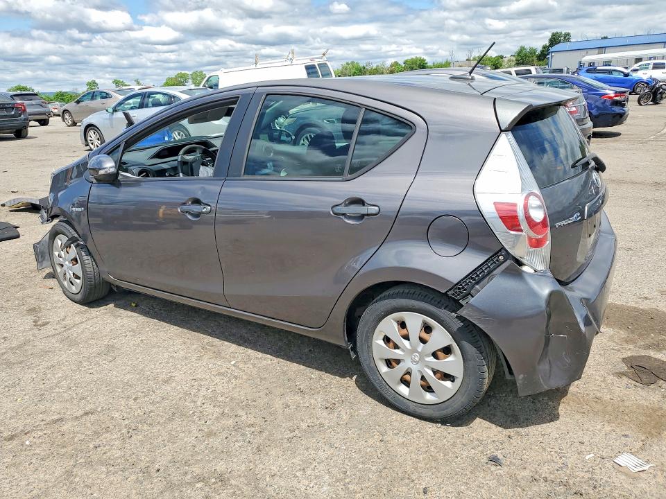 2013 Toyota Prius c VIN JTDKDTB35D1043092 COPART salvage auction — FRONT END, Pa - Certificate Of Salvage, sold $425 on 2026-07-07 (photo 2)